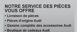 Service de pièces Audi usagé montreal